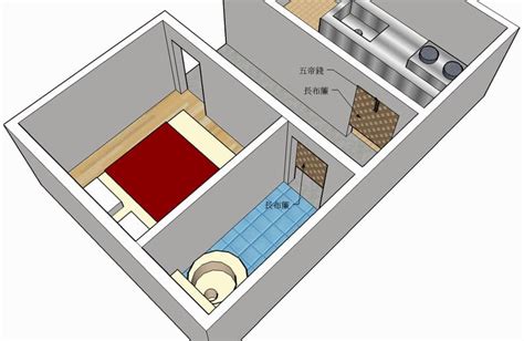 冰箱門對廁所門化解